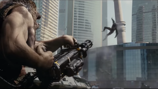 Yes, That Is a Man-Bear With a Gatling Gun in This Insane New Trailer for Russia's <i>Guardians</i>